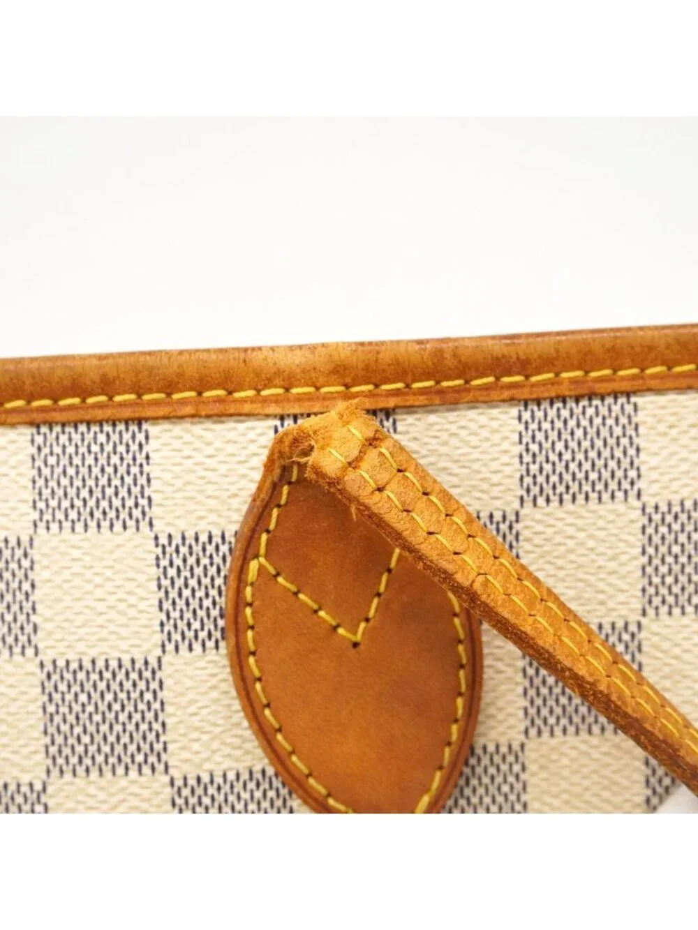 Louis Vuitton Tote Damier Azur Neverfull MM White